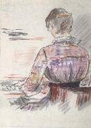 Edouard Manet, Femme Jouant du piano (mk40)
